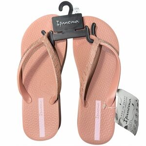 Ipanema Mesh Platform Flip Flop Sandals Pink / Rose Women's Size 8 NWT